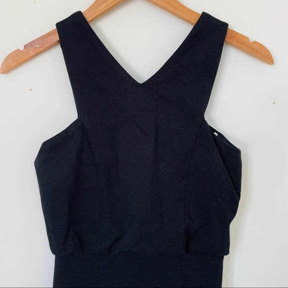 Sandro Textured Black Sleeveless Dress - Picture 3 of 6